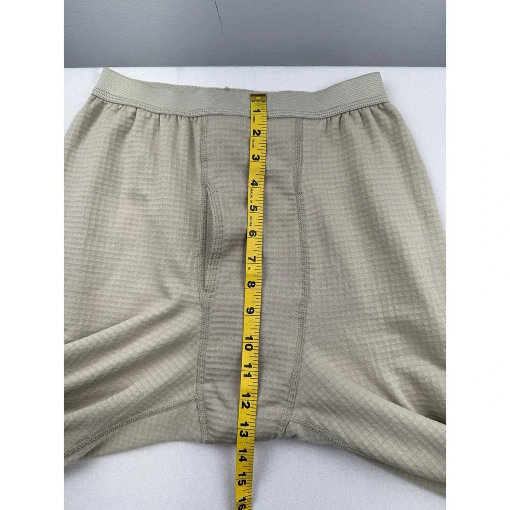 POLARTEC GEN 3 Drawers Mid-Weight‎ Bottom COLD WEATHER Size Small Regular Tan
